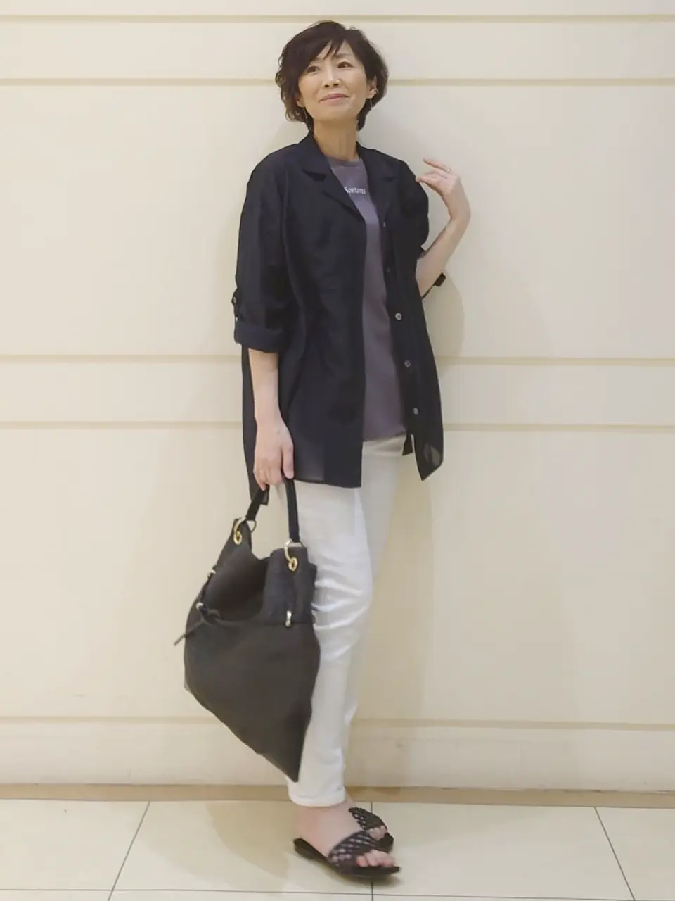 自由区 L maruri コーディネート画像