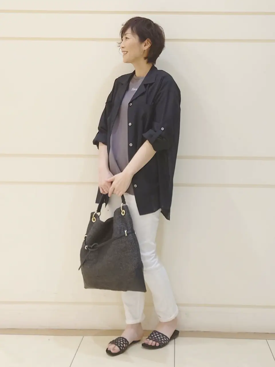 自由区 L maruri コーディネート画像