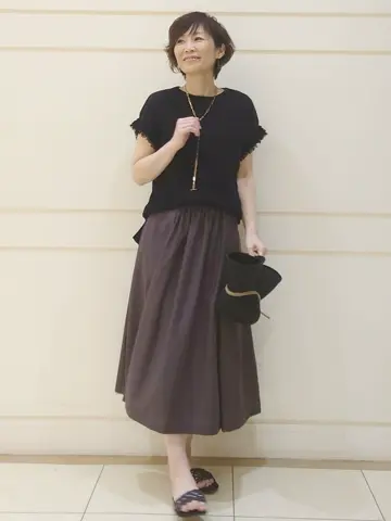 自由区 L maruri コーディネート画像