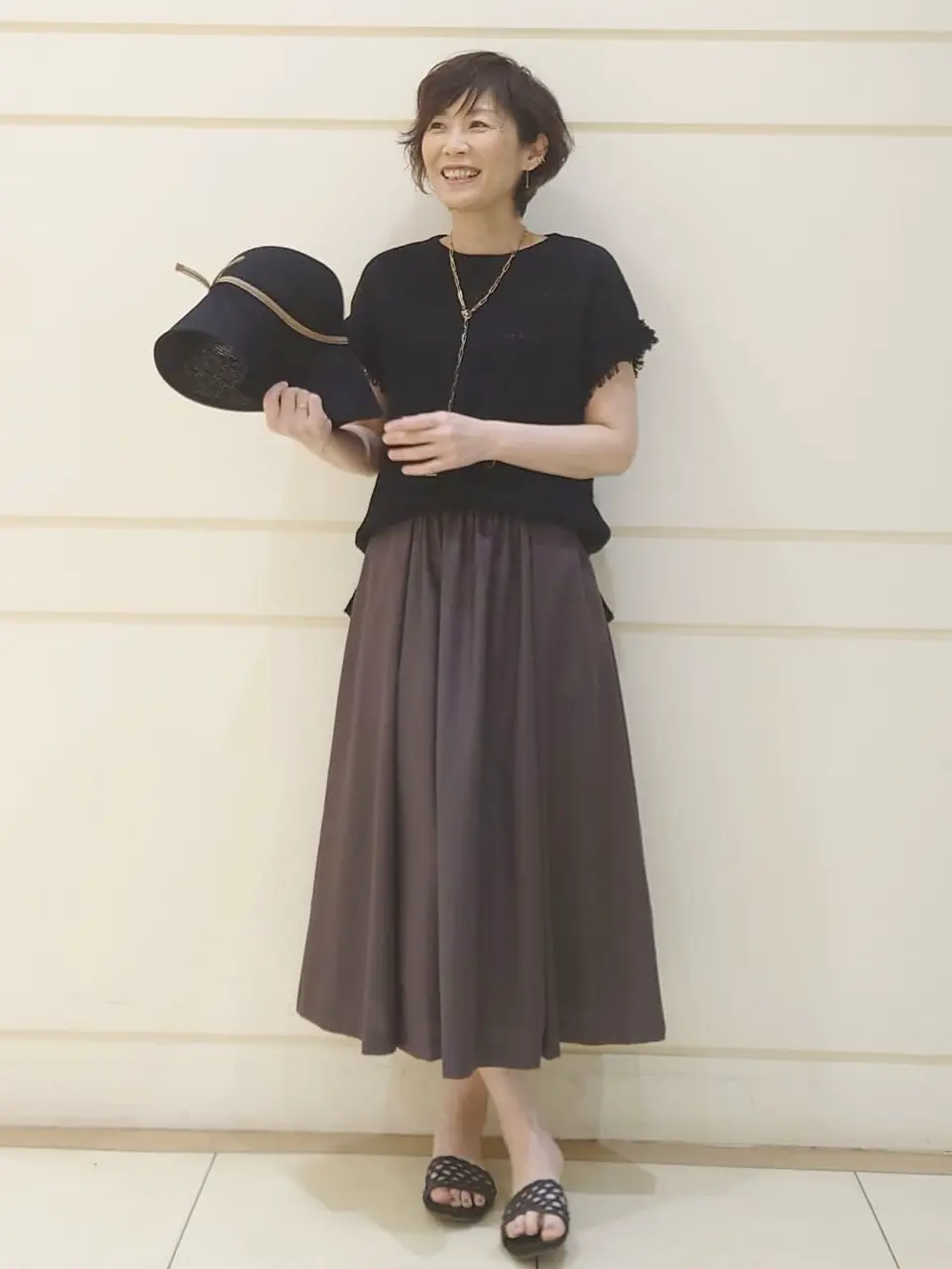 自由区 L maruri コーディネート画像