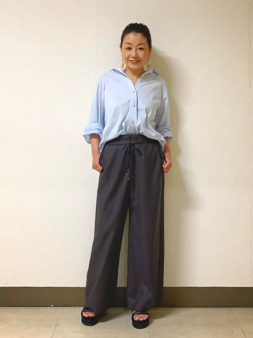 自由区 L 坂本 コーディネート画像