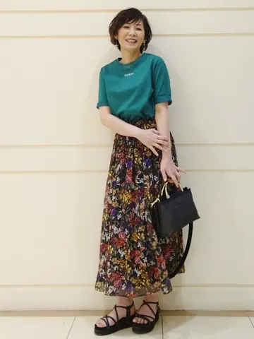 自由区 L maruri コーディネート画像