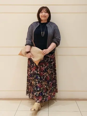 自由区 L 藤原 コーディネート画像