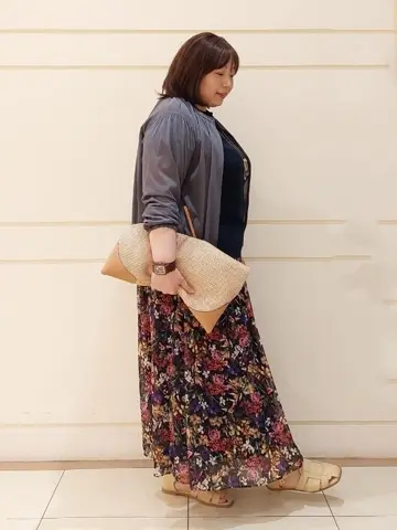 自由区 L 藤原 コーディネート画像