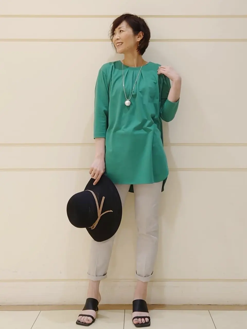 自由区 L maruri コーディネート画像