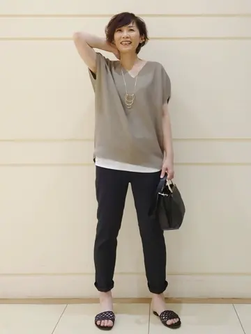 自由区 L maruri コーディネート画像