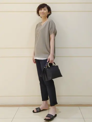 自由区 L maruri コーディネート画像