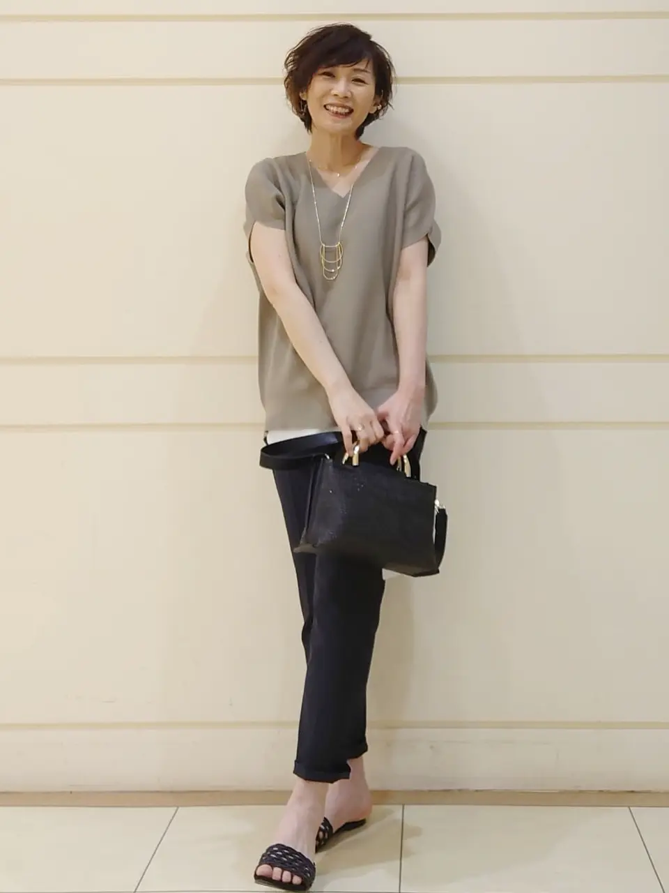 自由区 L maruri コーディネート画像