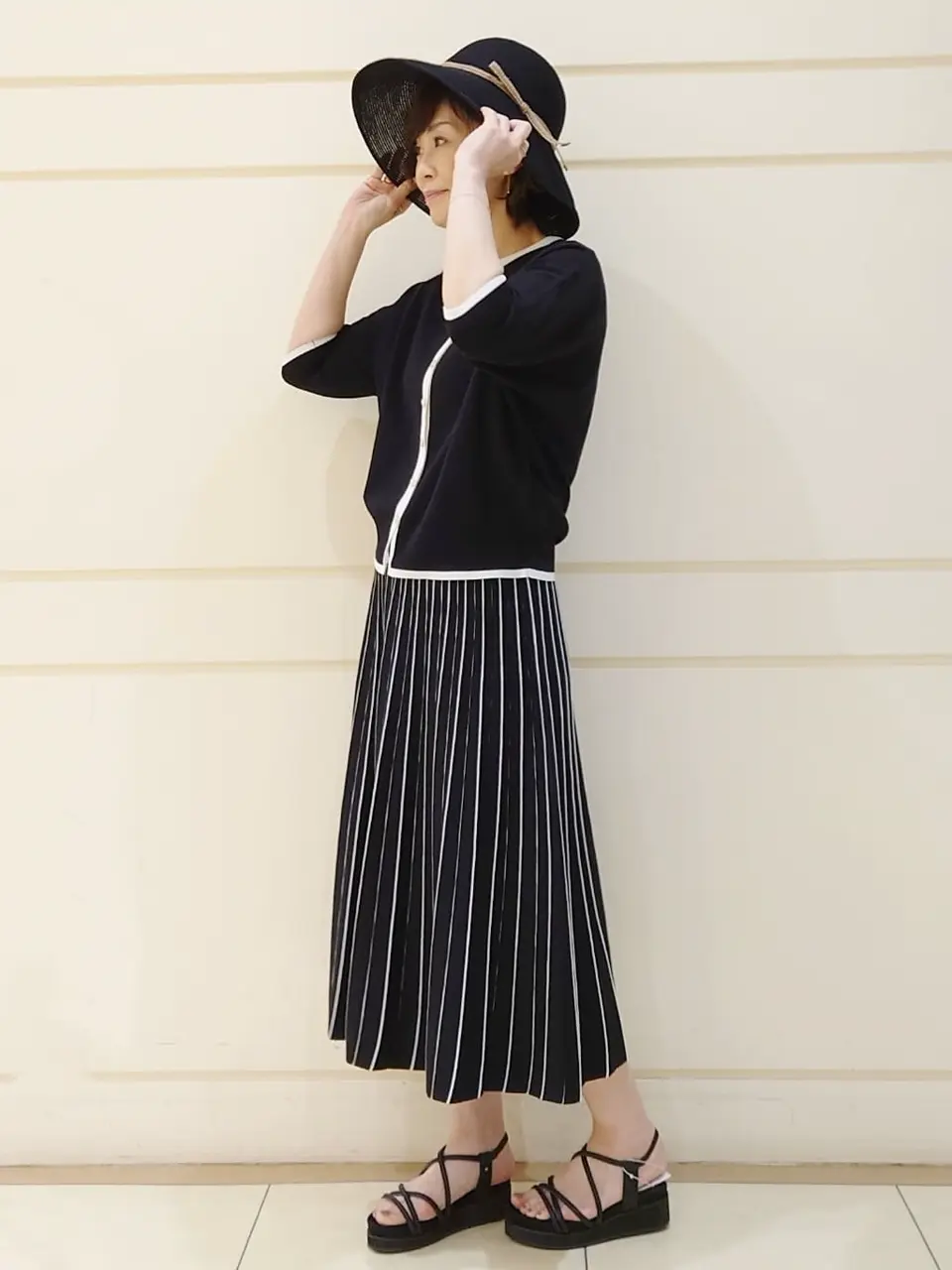 自由区 L maruri コーディネート画像