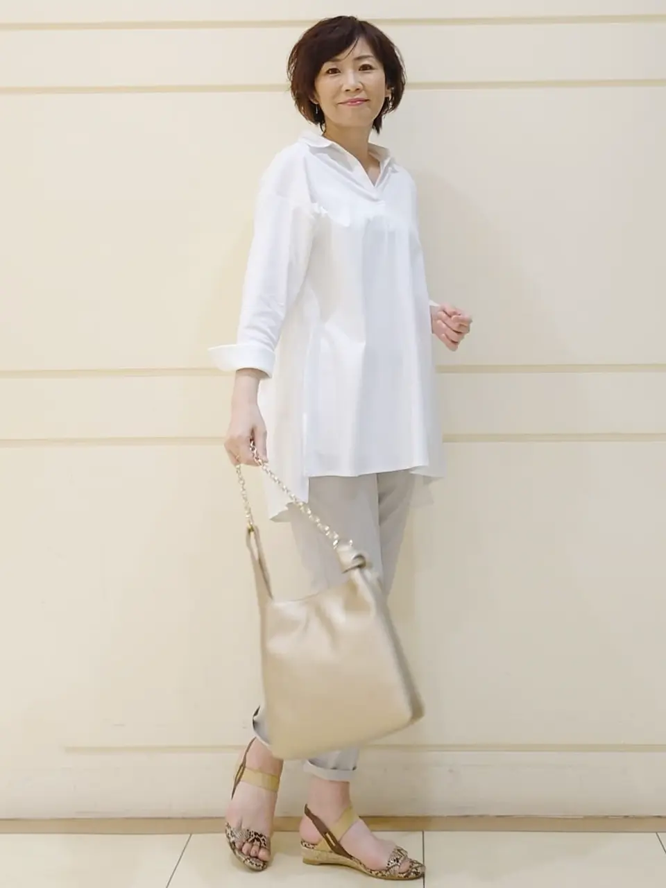 自由区 L maruri コーディネート画像