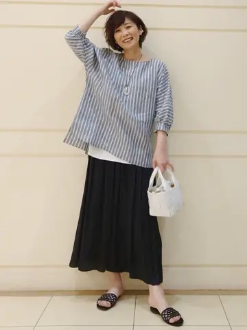 自由区 L maruri コーディネート画像