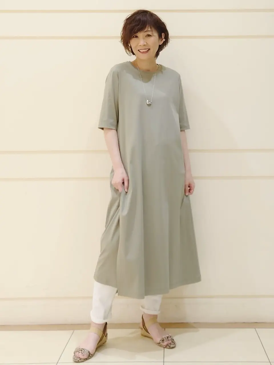 自由区 L maruri コーディネート画像