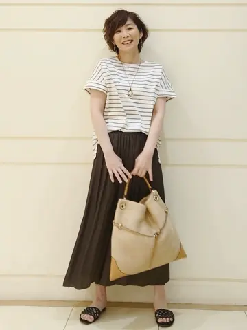 自由区 L maruri コーディネート画像