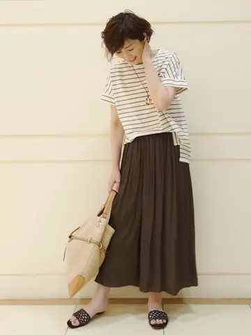 自由区 L maruri コーディネート画像