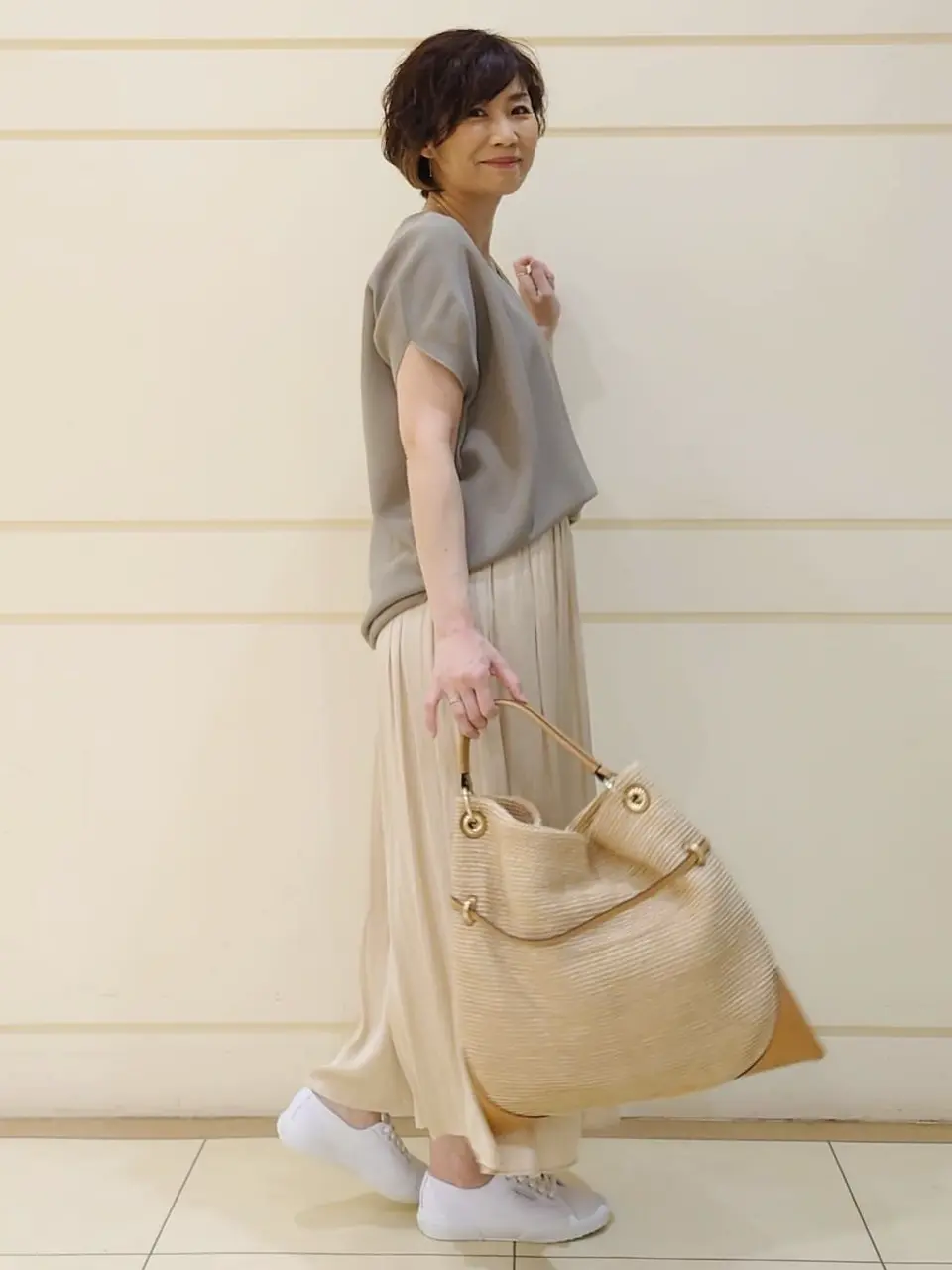 自由区 L maruri コーディネート画像