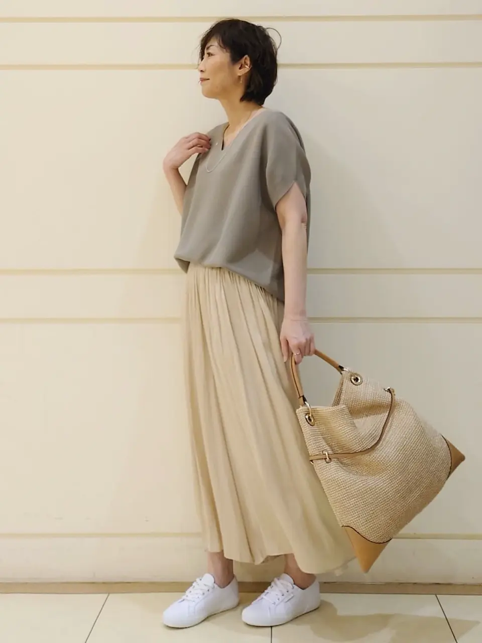 自由区 L maruri コーディネート画像