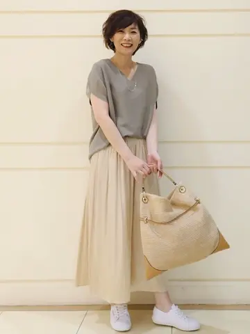 自由区 L maruri コーディネート画像