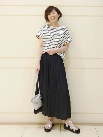 自由区 L maruri コーディネート画像