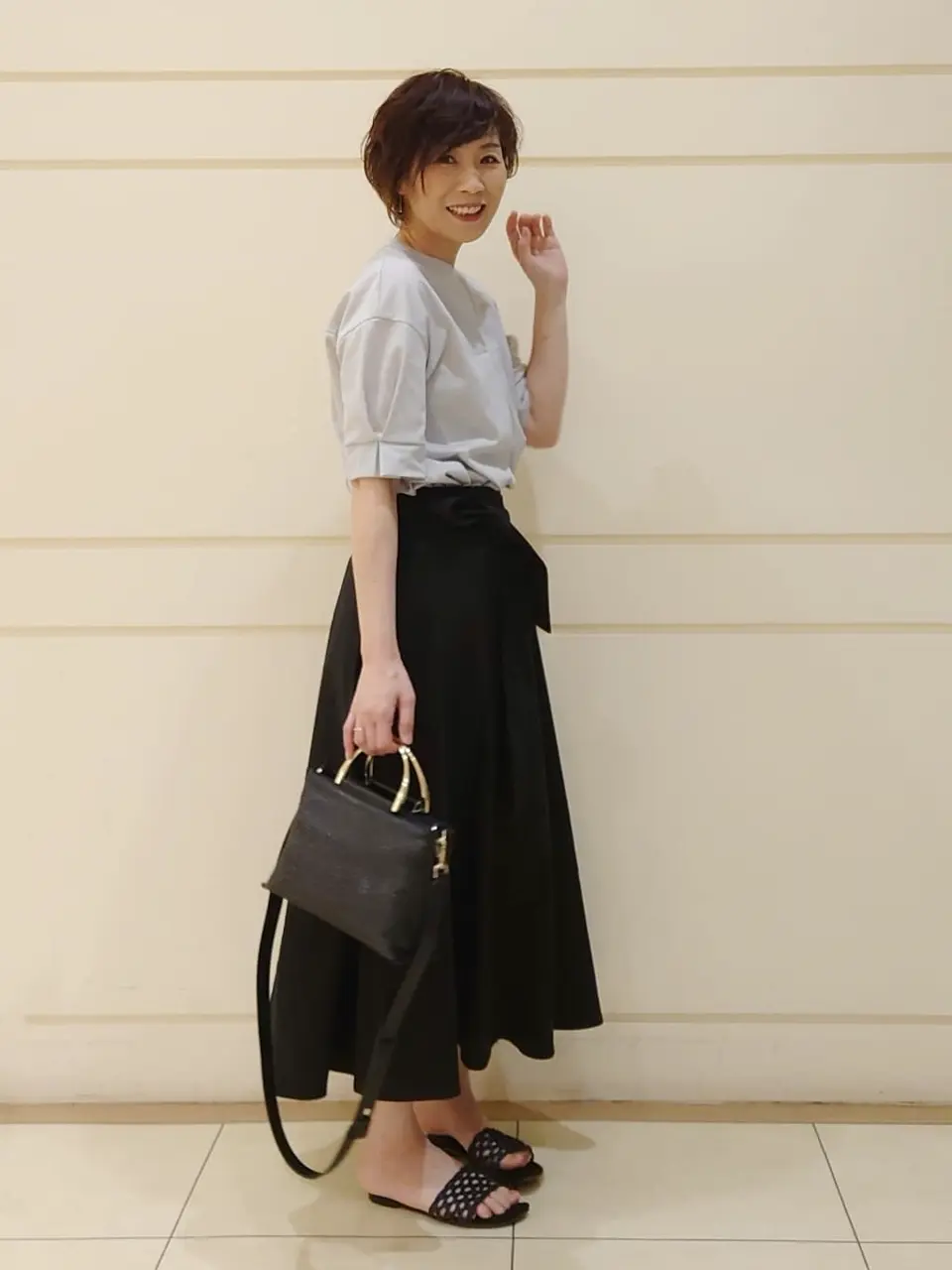 自由区 L maruri コーディネート画像