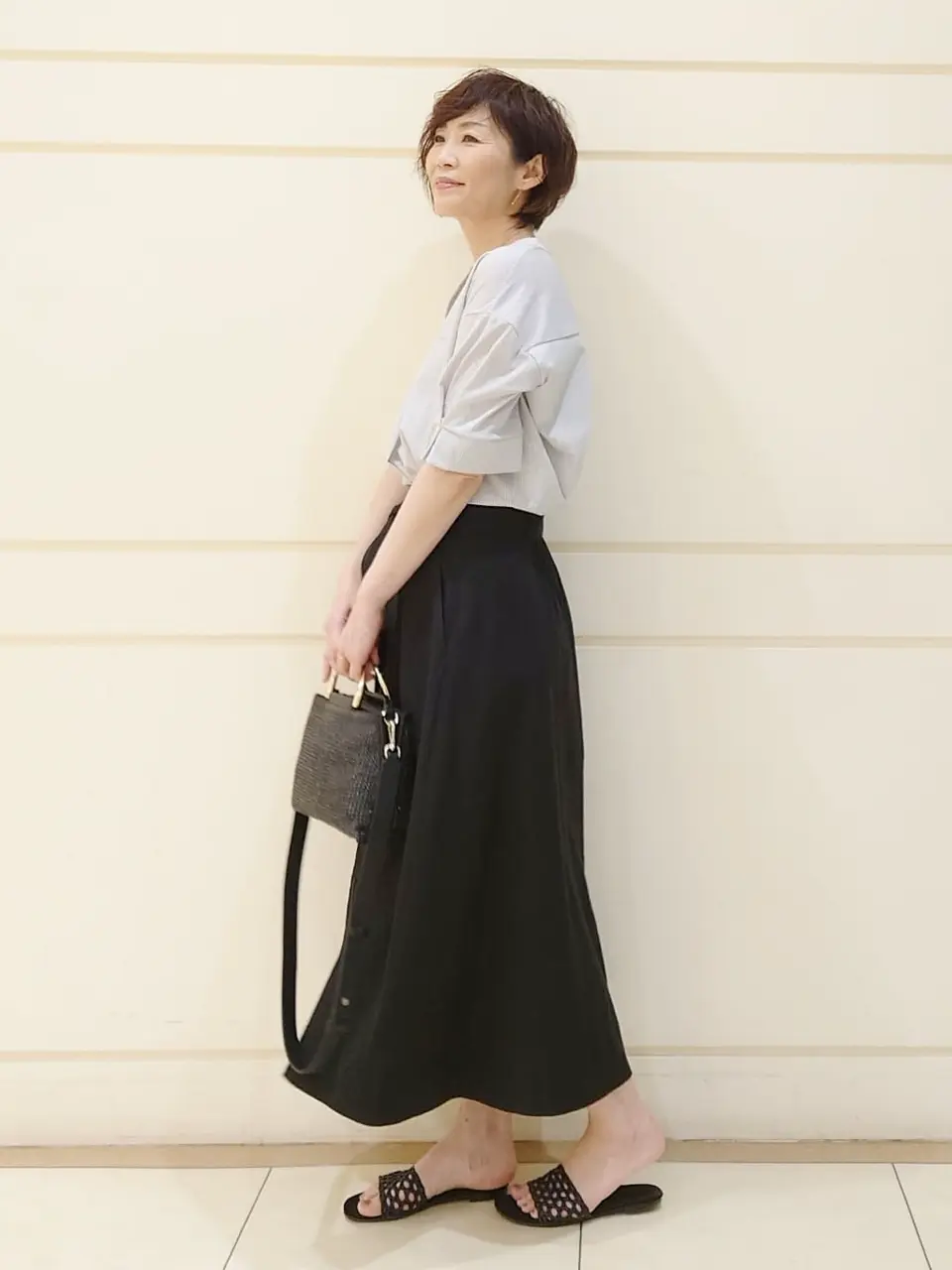 自由区 L maruri コーディネート画像