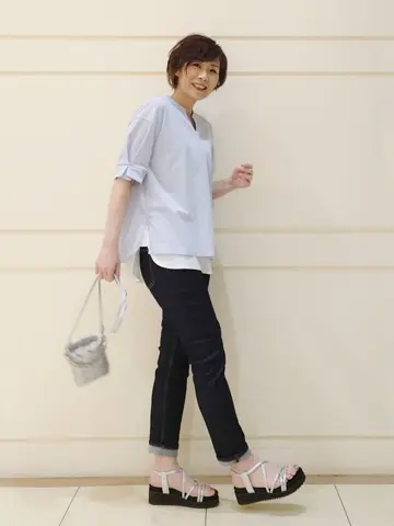 自由区 L maruri コーディネート画像