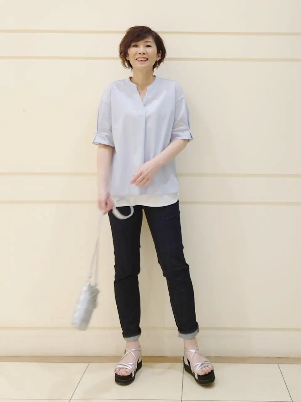 自由区 L maruri コーディネート画像