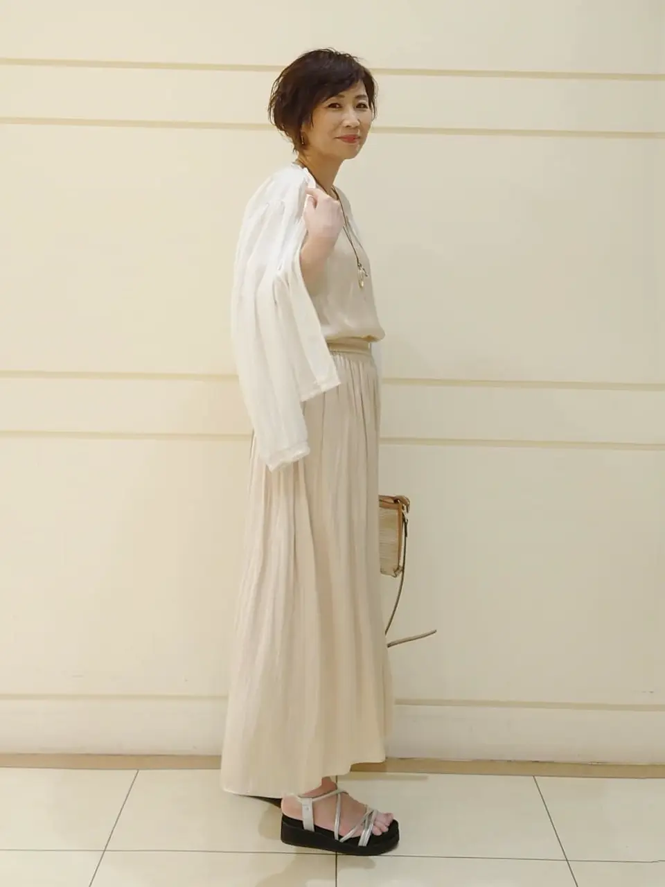 自由区 L maruri コーディネート画像