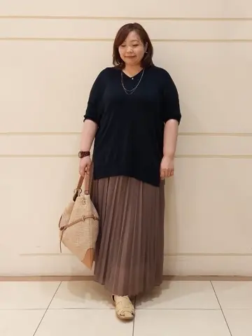 自由区 L 藤原 コーディネート画像