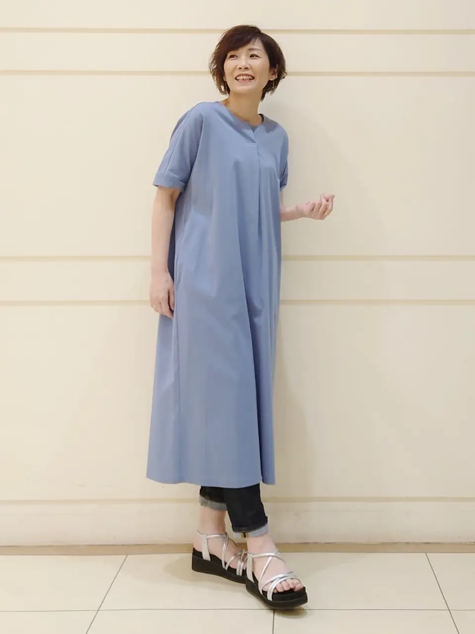 自由区 L maruri コーディネート画像