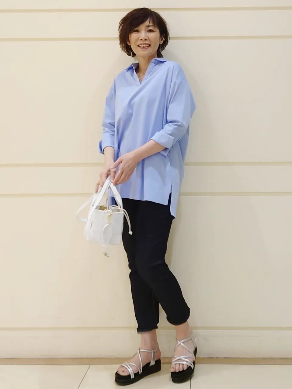 自由区 L maruri コーディネート画像