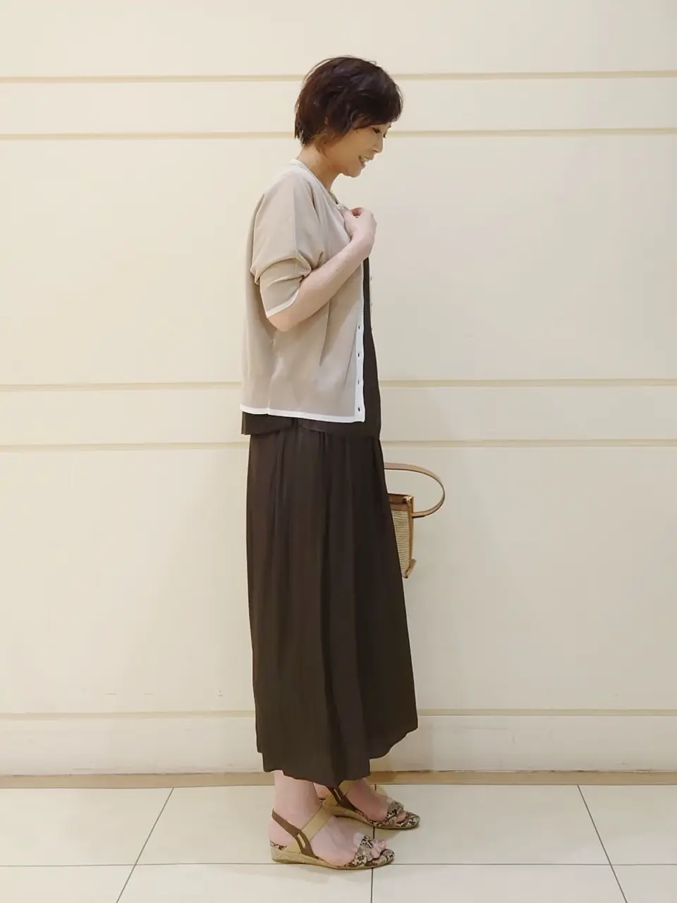 自由区 L maruri コーディネート画像