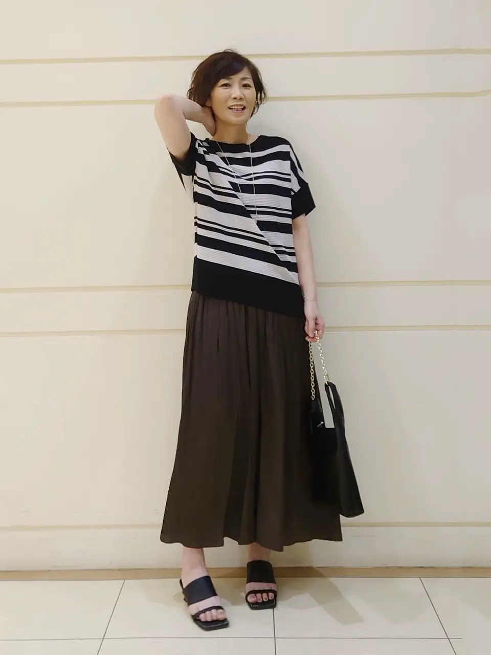 自由区 L maruri コーディネート画像