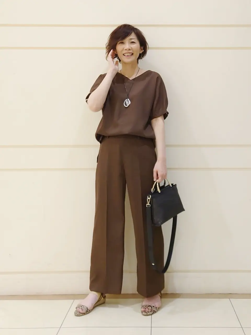 自由区 L maruri コーディネート画像