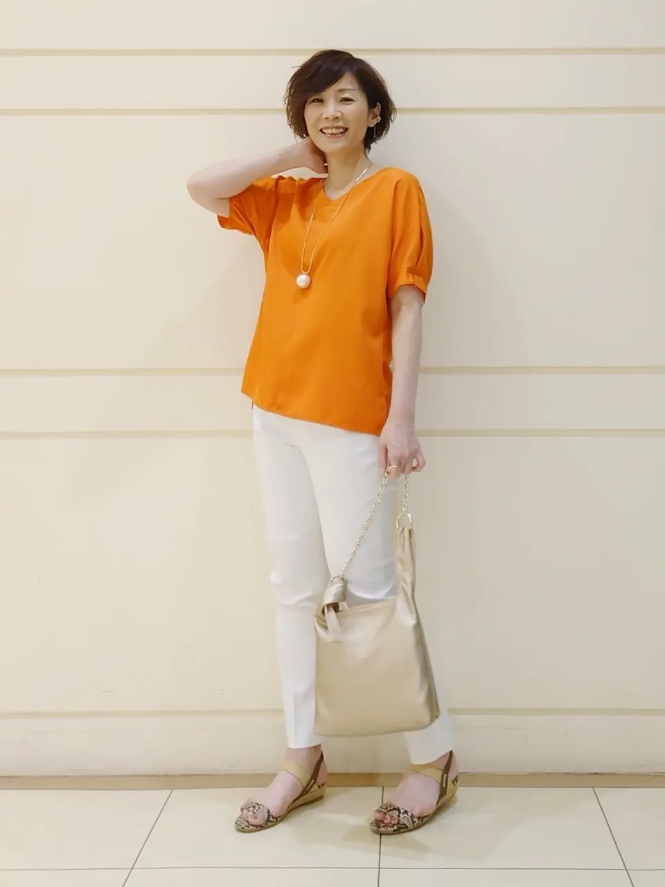 自由区 L maruri コーディネート画像