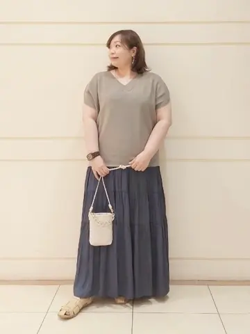 自由区 L 藤原 コーディネート画像