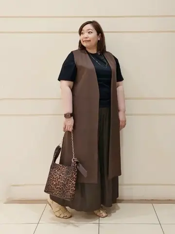 自由区 L 藤原 コーディネート画像