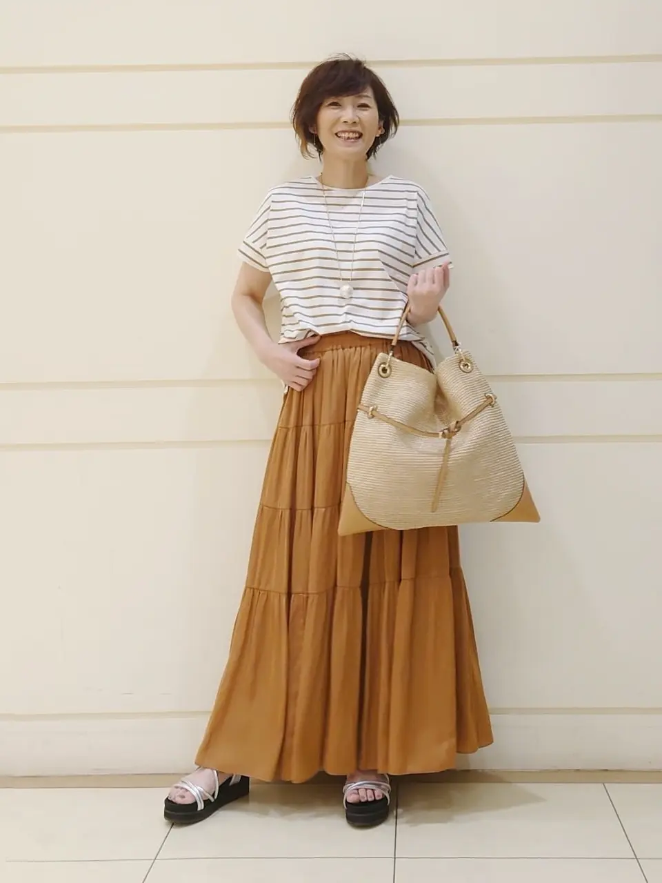 自由区 L maruri コーディネート画像