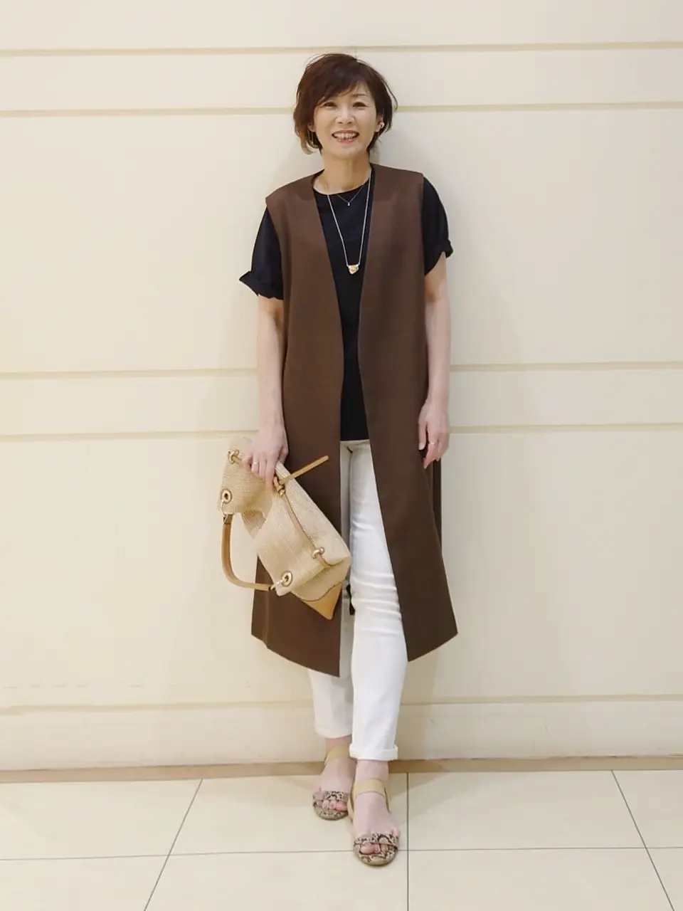 自由区 L maruri コーディネート画像