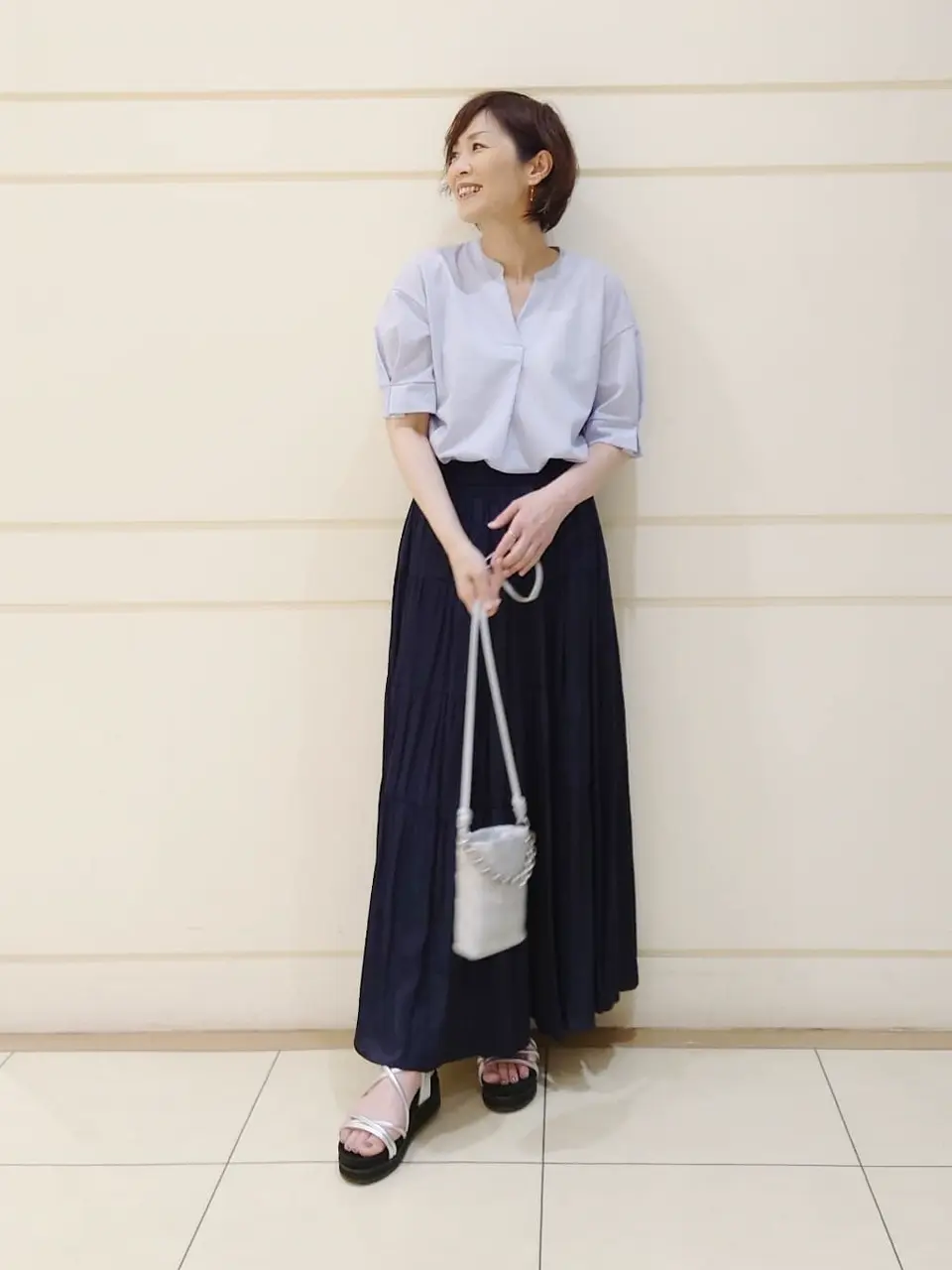 自由区 L maruri コーディネート画像