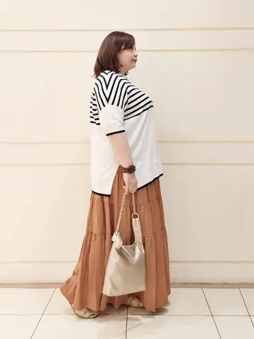 自由区 L 藤原 コーディネート画像