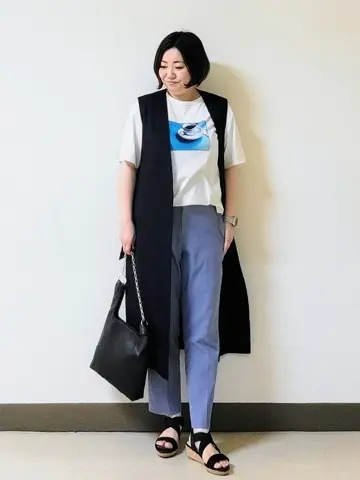 自由区 L 宇野 コーディネート画像