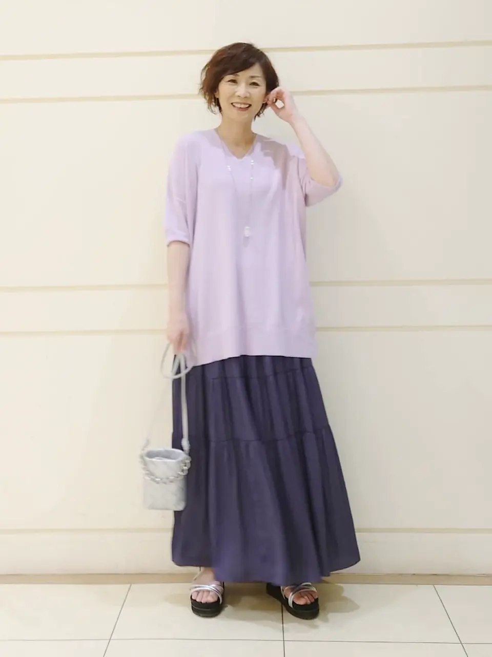 自由区 L maruri コーディネート画像