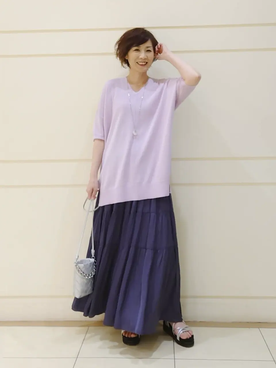 自由区 L maruri コーディネート画像