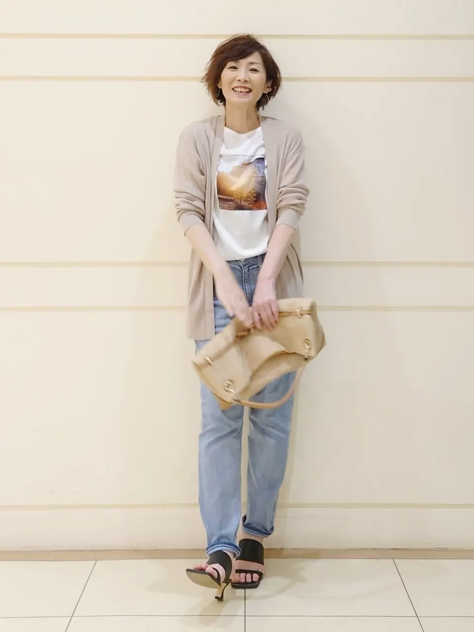 自由区 L maruri コーディネート画像