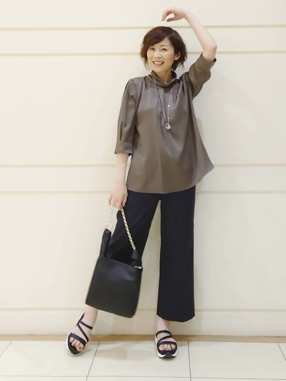 自由区 L maruri コーディネート画像