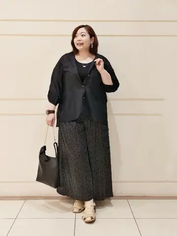 自由区 L 藤原 コーディネート画像