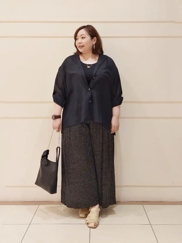 自由区 L 藤原 コーディネート画像