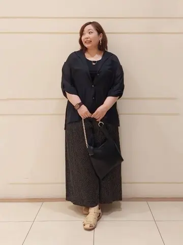 自由区 L 藤原 コーディネート画像