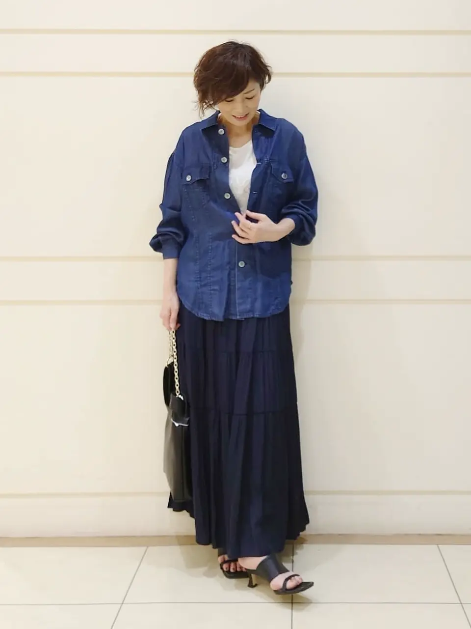 自由区 L maruri コーディネート画像