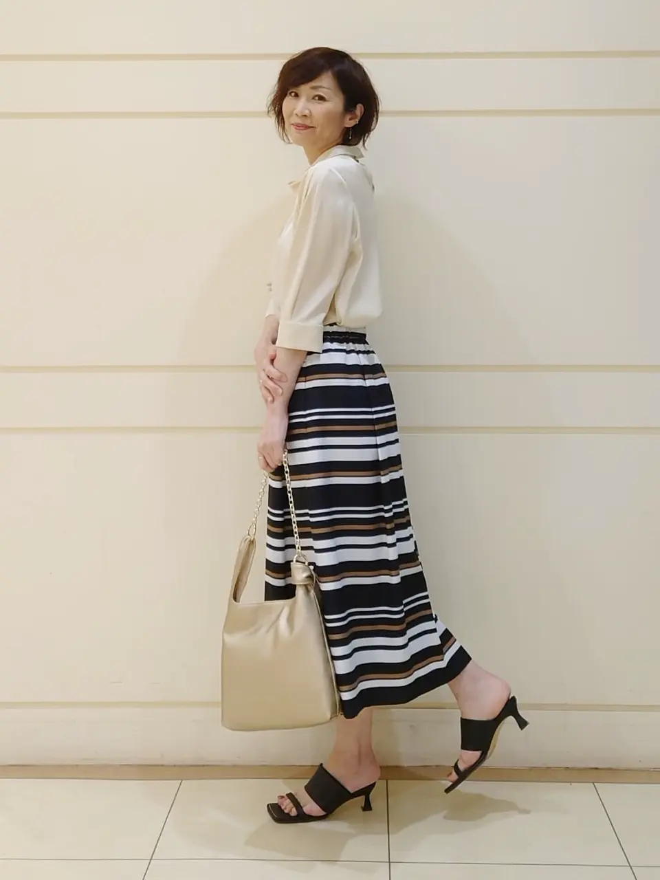 自由区 L maruri コーディネート画像